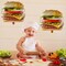 Funny Burger Party Balloons for Kids Birthday Food Themed Party Decorations Suppliers